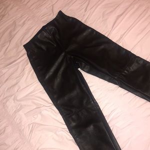 H&M faux leather pants